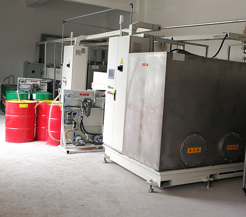 濾油系統(tǒng)在兵器集團子公司安裝使用現(xiàn)場